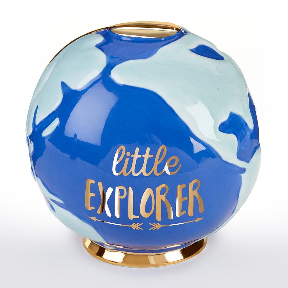 Little Explorer Globe Porcelain Bank