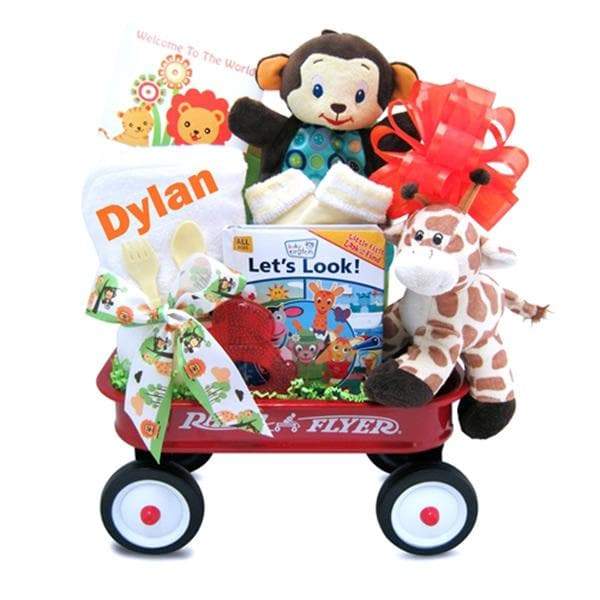 Personalized Wild Wilderness Radio Flyer Wagon Gift Basket