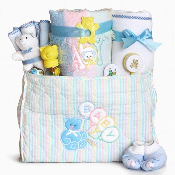 Deluxe Diaper Tote Baby Gift Basket