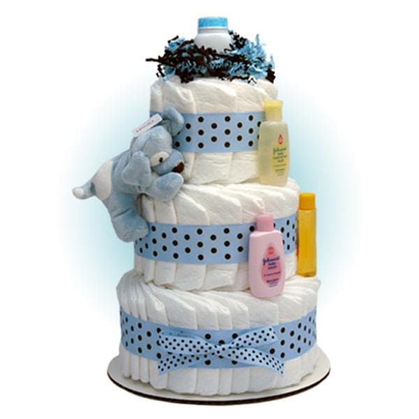 three tier diaper cake