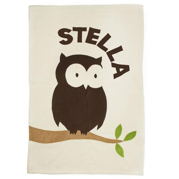 Personalized Gifts for Baby: Owl Blanket