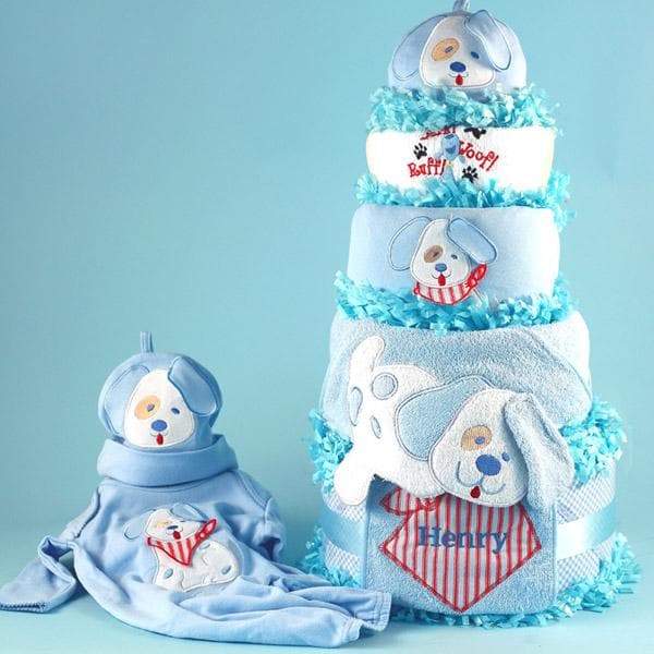 Personalized Puppy Love Diaper Cake