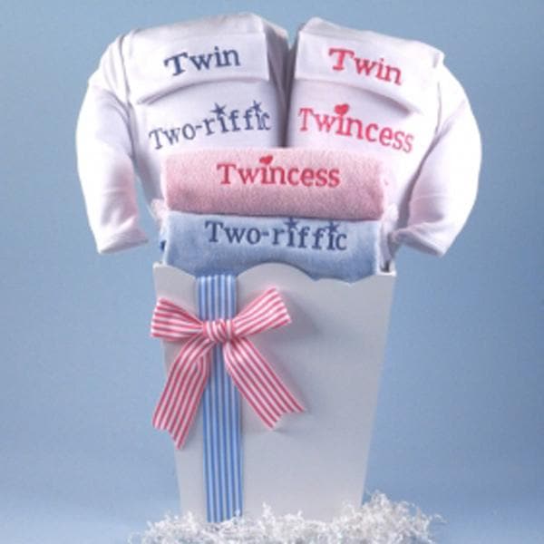 Twin Boy &amp; Girl Baby Gift-Twincess &amp; Two-riffic