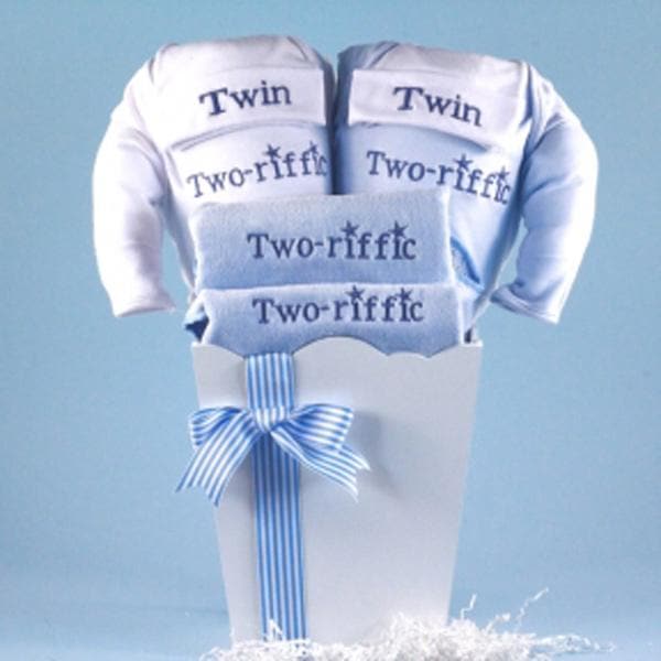 Twin Boys Baby Gift-Two-riffic