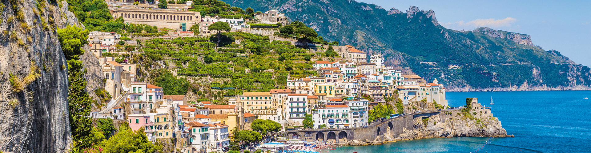 The Amalfi Coastline in Southern Italy