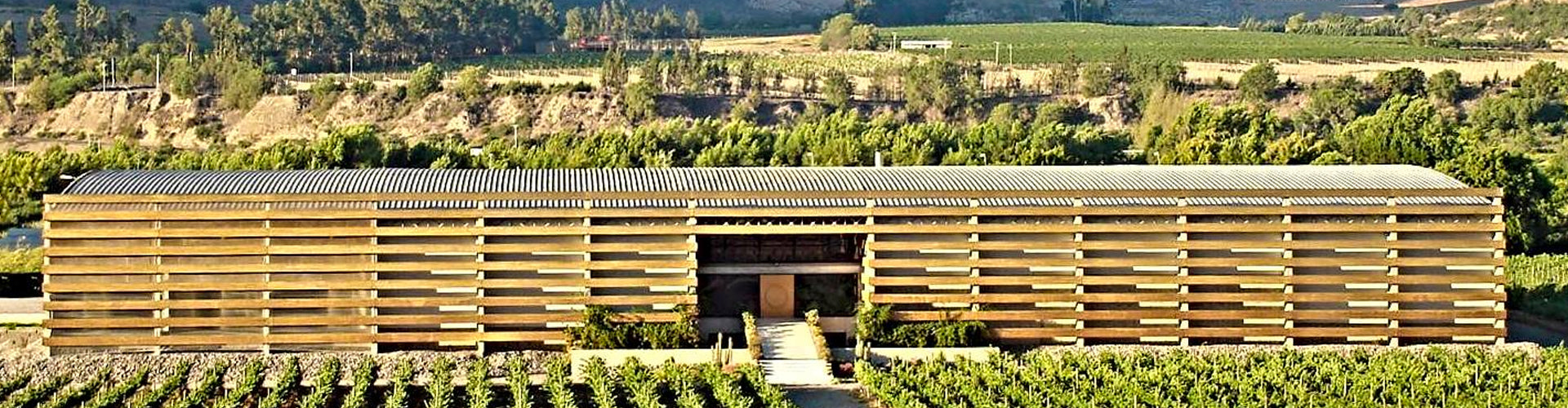 Viña Falernia Winery Building in the Elqui Valley
