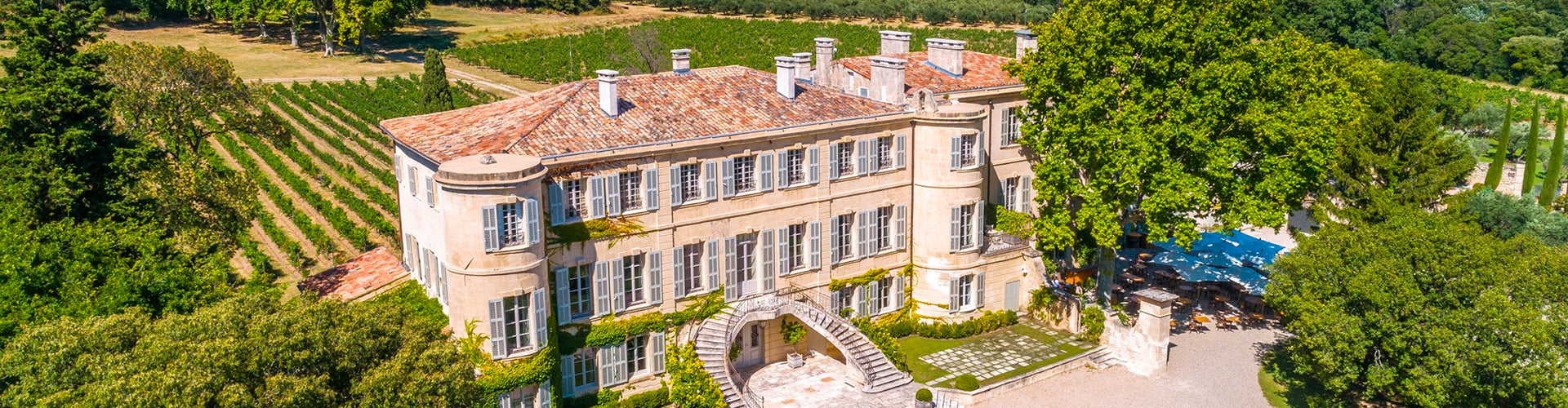 The house of Château d'Estoublon in Provence