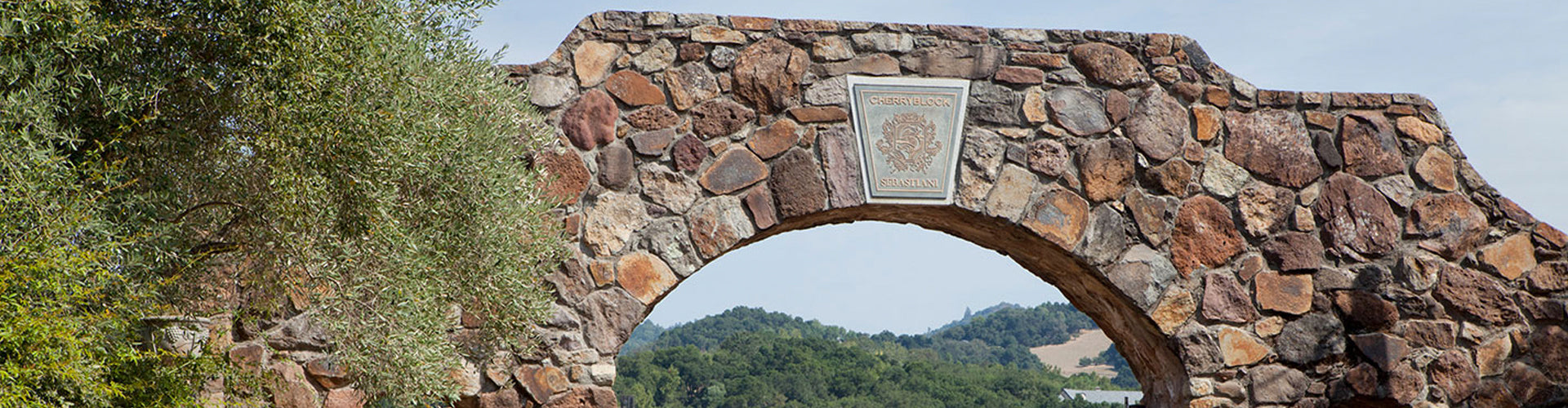 Sebastiani Vineyards Stone Entrance Archway