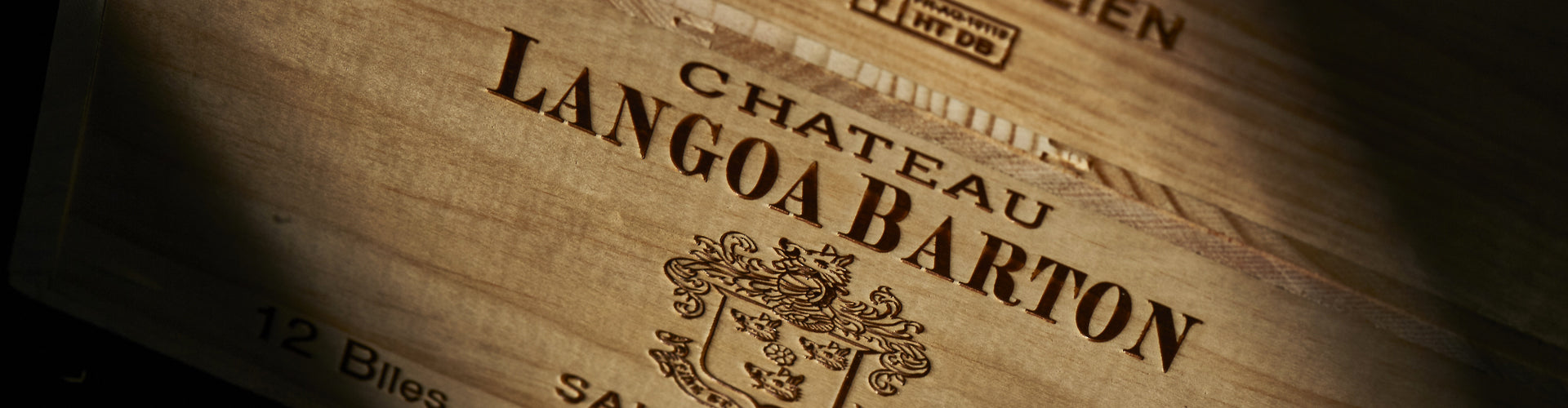 Château Langoa Barton Wooden Wine Crate