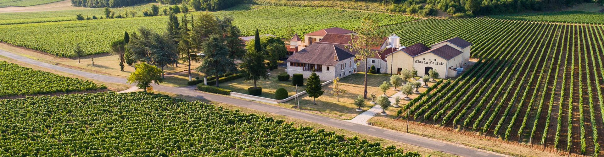 Clos La Coutale Winery and Buildings in Cahors, South West France