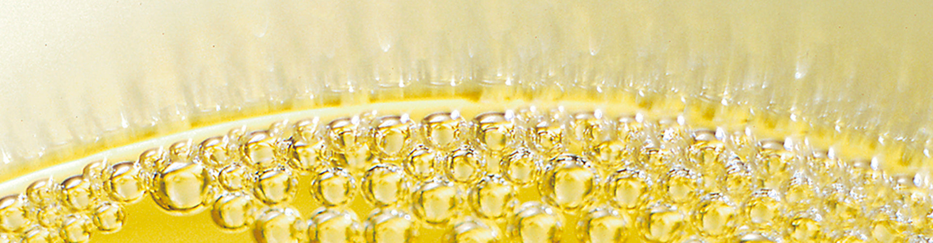 Super zoom in image of Champagne bubbles