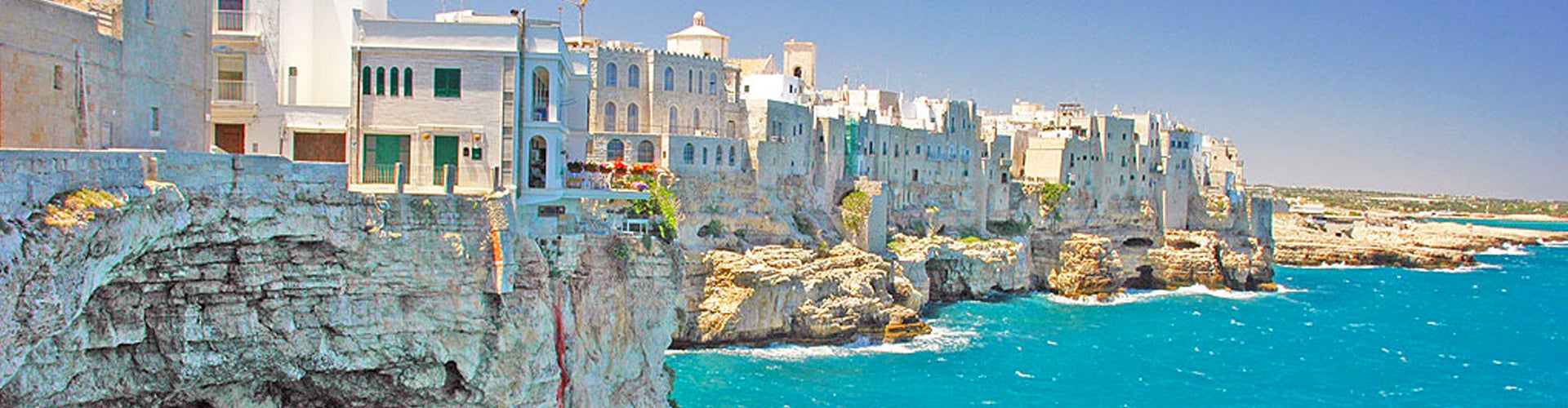 The Coastline of Apulia in Southern Italy