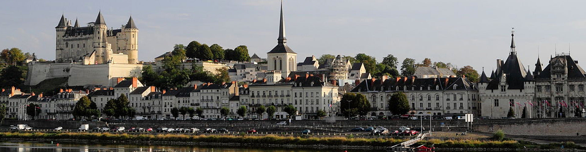 The Historic Town of Saumur in the Loire Valley, France