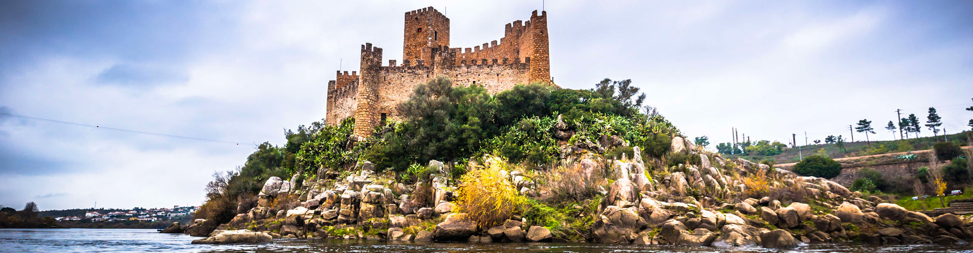 Hilltop Castle in the Tejo Wine Region of Portugal