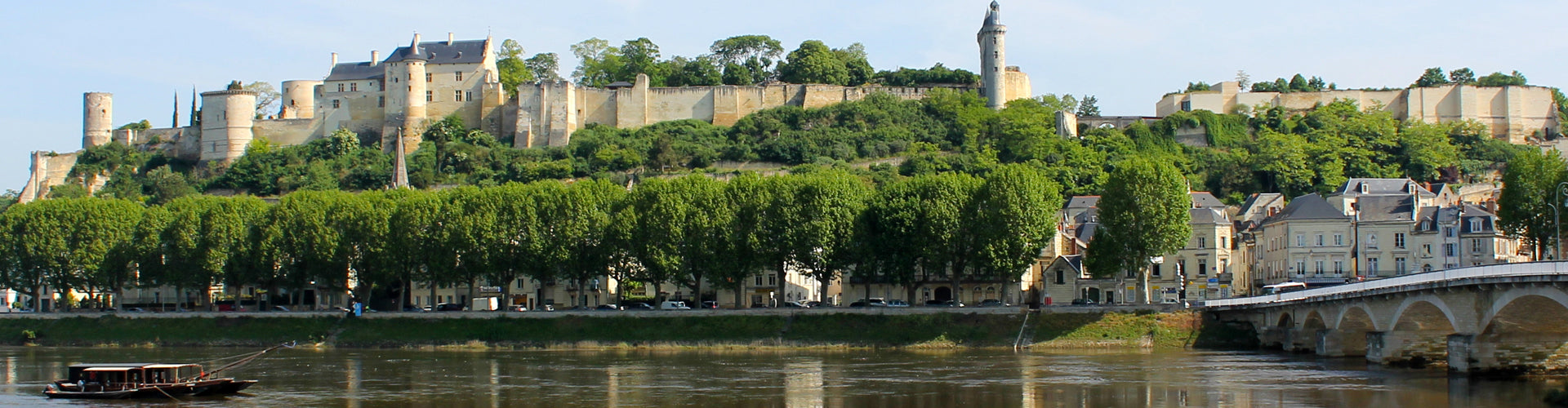 Château de Chinon in the Touraine Wine Region of the Loire Valley