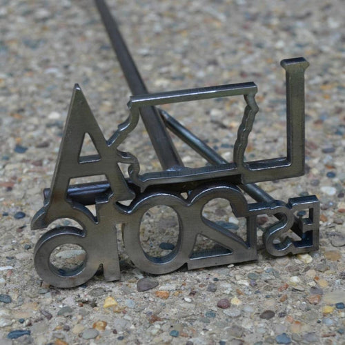 Custom Initials and Date Wedding Branding Iron