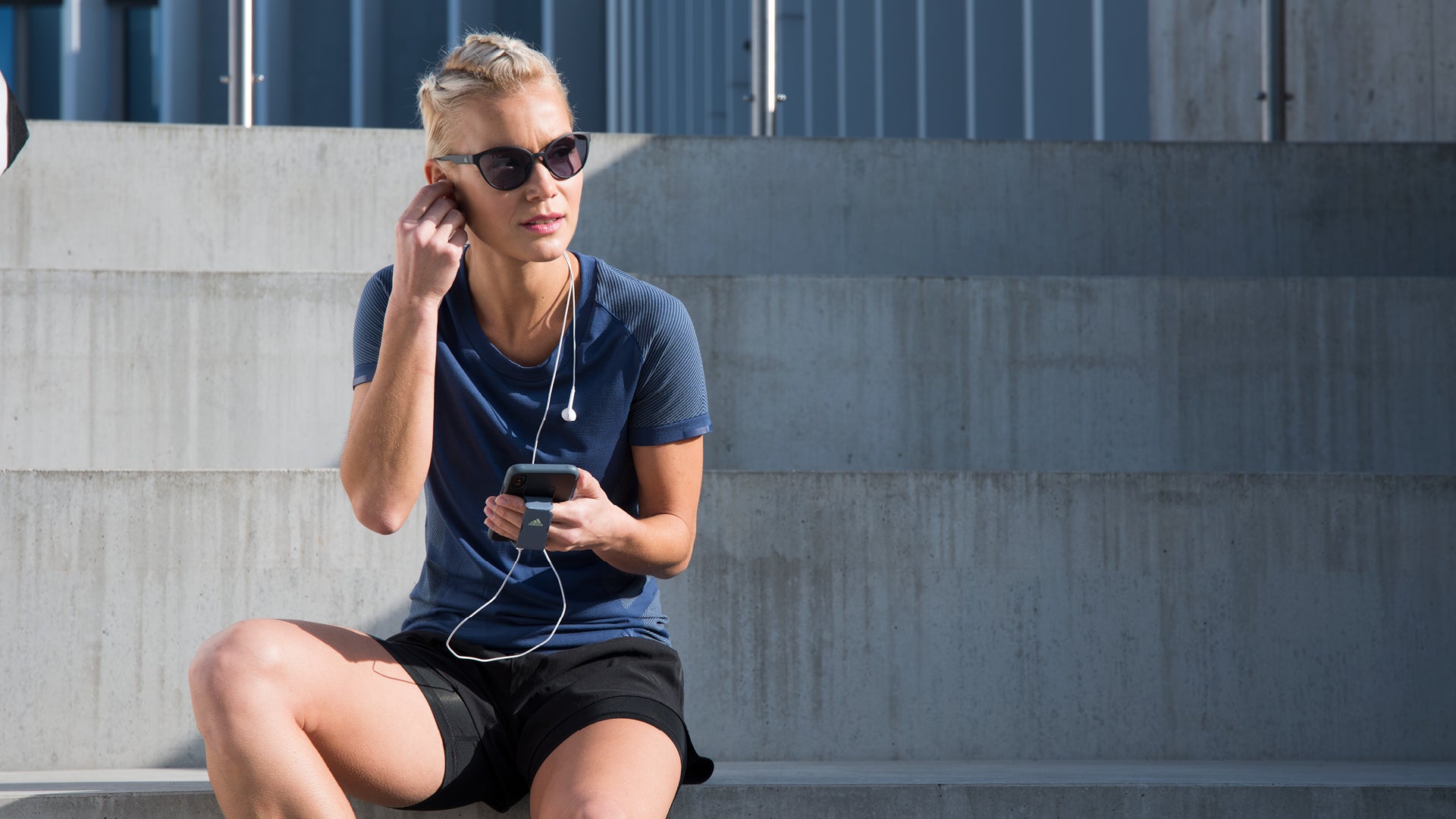 Girl in Adidas Sports Gear