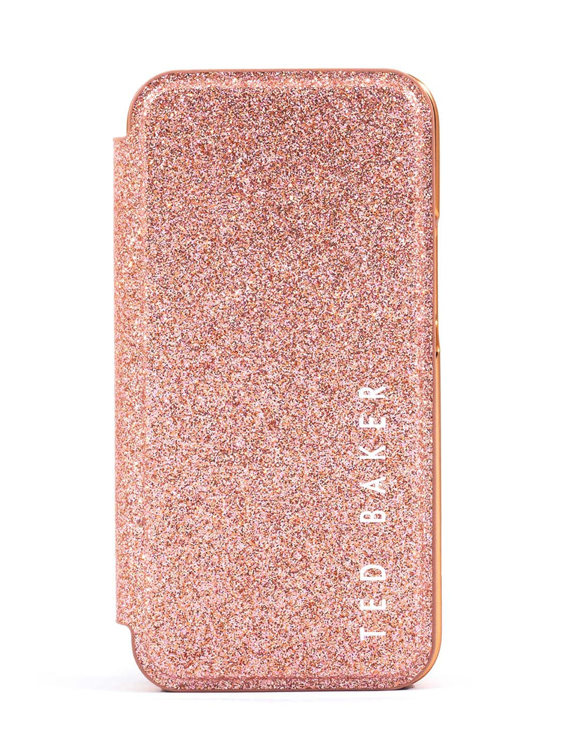 Ted Baker DIANOE Mirror Case for iPhone 12 - Rose Gold Glitter – Proporta