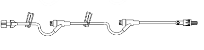 Amsino International #003202 Extension Set 27 Inch Tubing 4.9 mL Priming Volume / 50cs