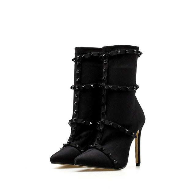 stiletto shoe boots