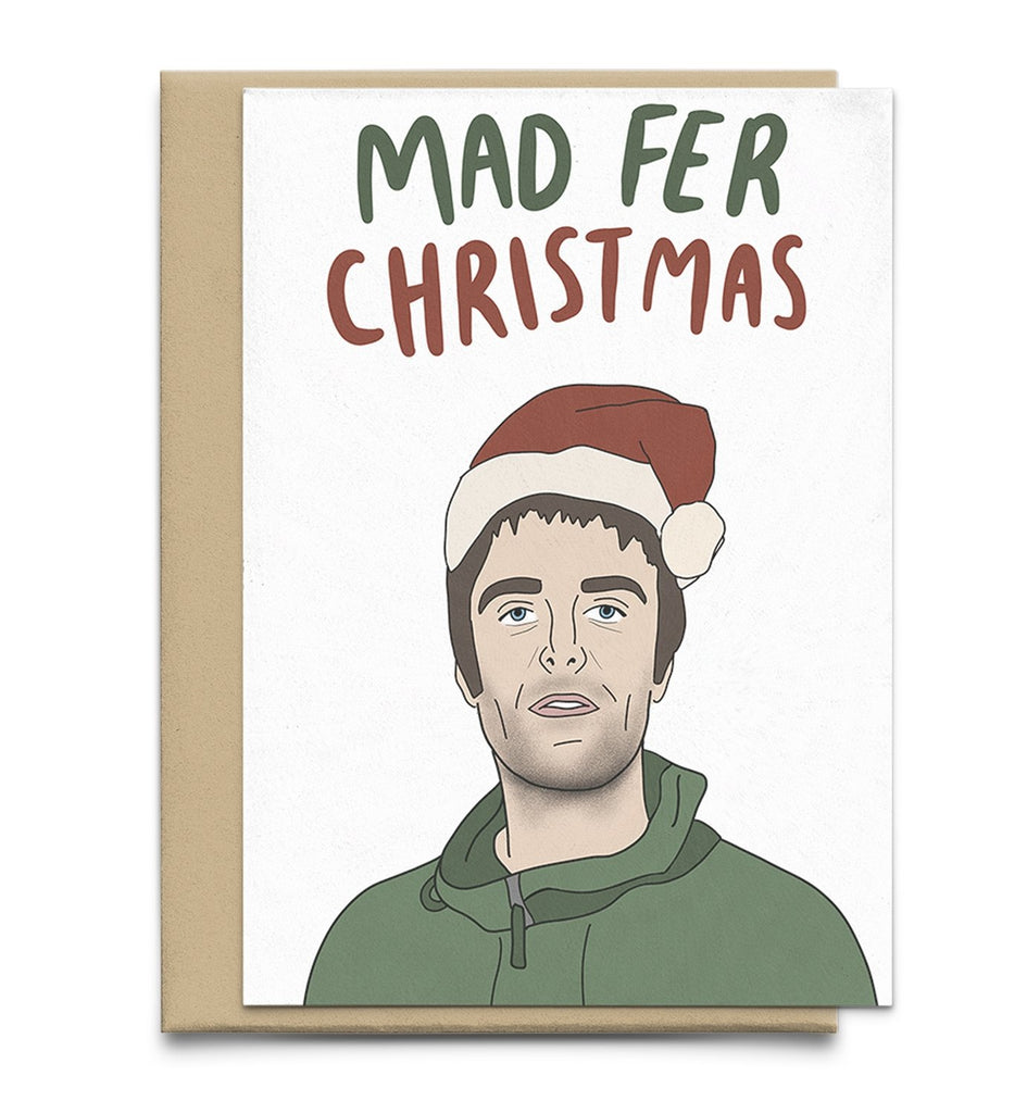 Mad Fer Christmas Liam Christmas Card - Studio Yelle