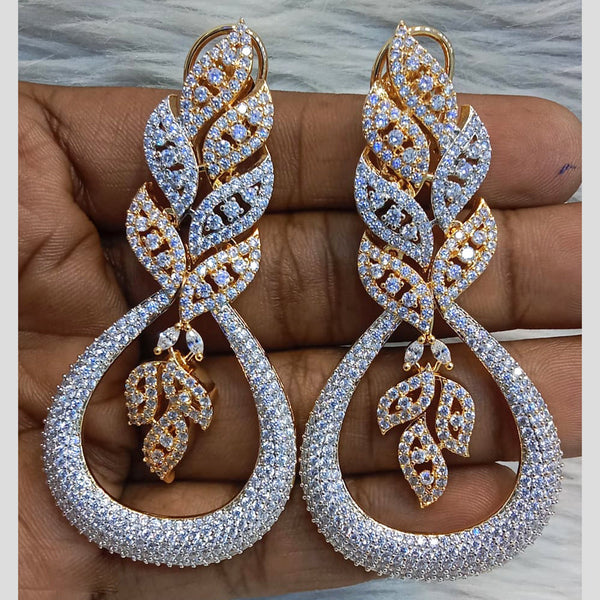 White American Diamond Earring | FashionCrab.com
