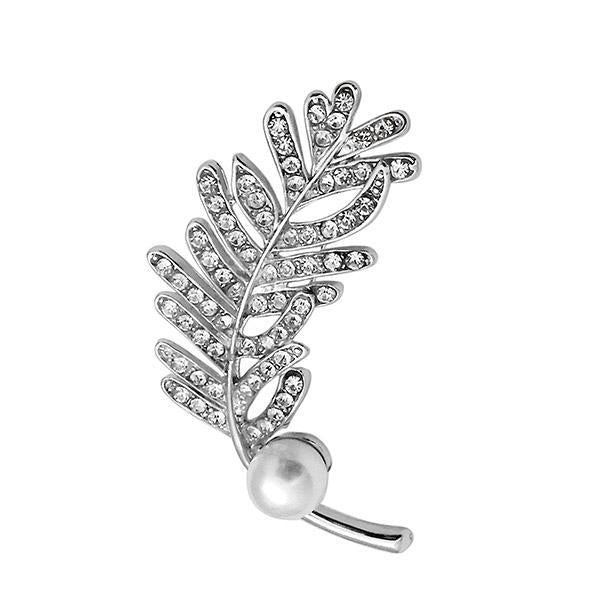 silver saree pin