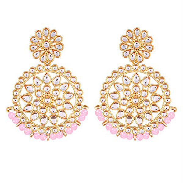 Buy I Jewels Rani Pink Chandbali Earring For Women Online at Best Prices in  India - JioMart.