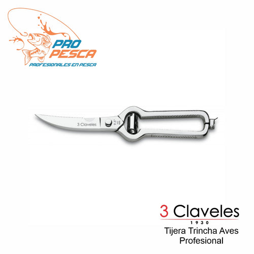 Cuchillo 3 Claveles Cocinero 10.2 (26cm) VE/AM/AZ/RO/BL/NE – Pro Pesca