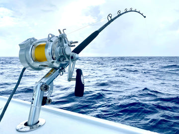 The deep drop sword a stainless steel deep sea fishing rod