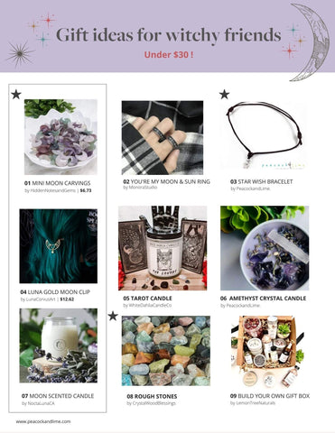 2021 Gift Ideas for Witchy Friends - Handmade Holiday Guide