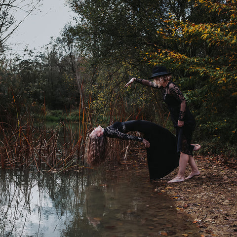 Something Wicked Witchy Halloween photo shoot for Peacock & Lime jewelry