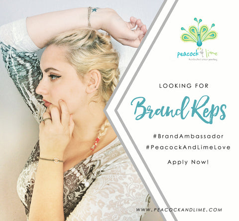 Peacock and Lime handcrafted boho jewelry brand ambassador program