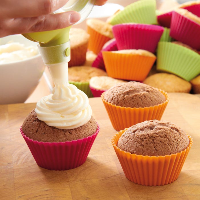 Lékué Siliconen Cupcake Vormpjes | Herbruikbaar | Zo