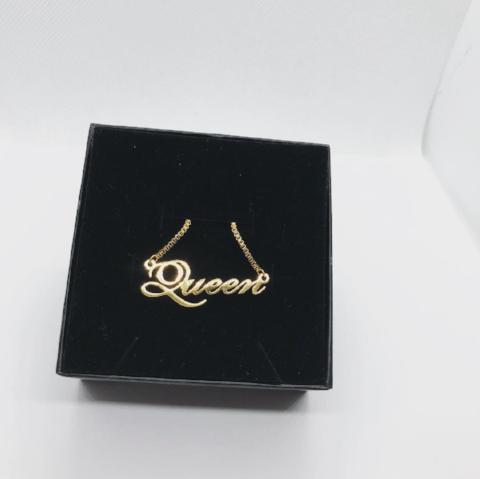 18K GOLD PLATED NECKLACE - QUEEN