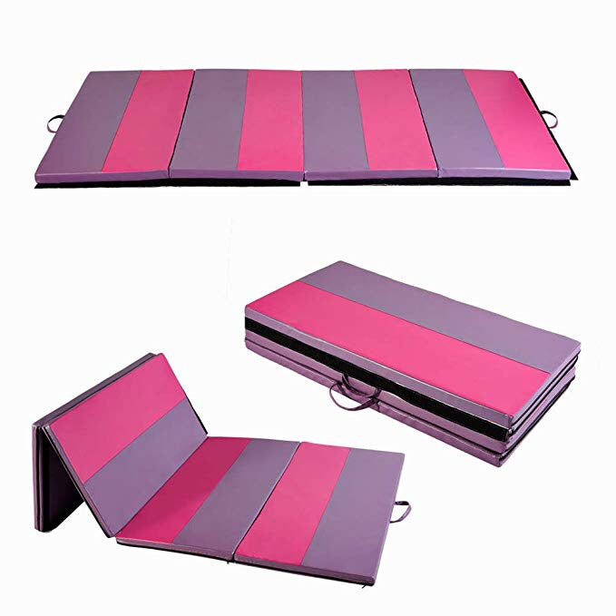 SKU: 1313 - 4 x 8 Folding Exercise Gymnastics Yoga Gym Mat