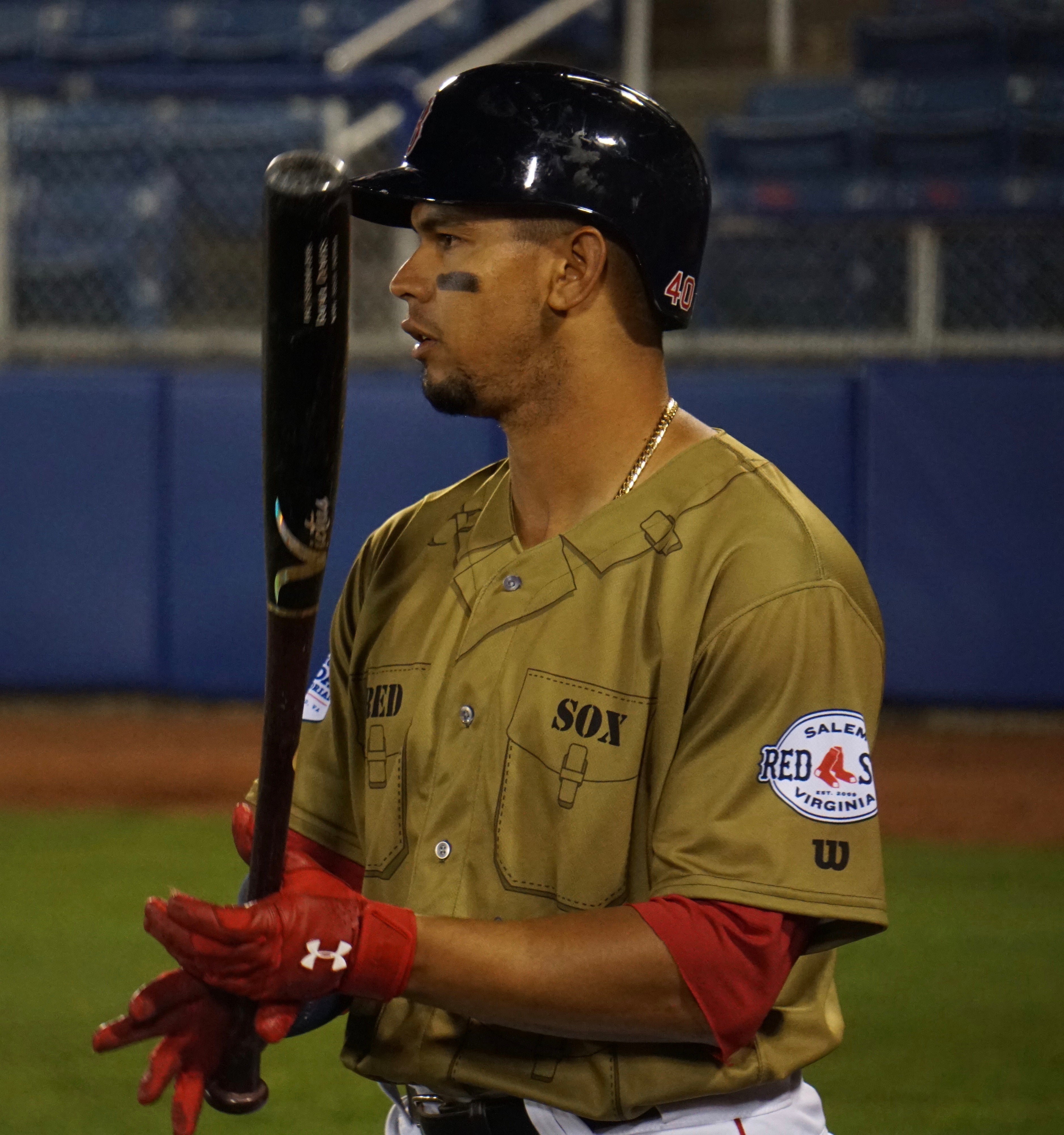 Game-Worn Military Jersey – Salem Red Sox