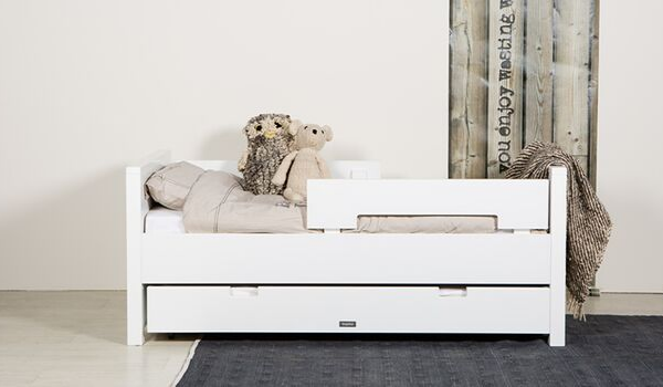 Letto per bambini, letto per ragazzi, 200x90 bianco