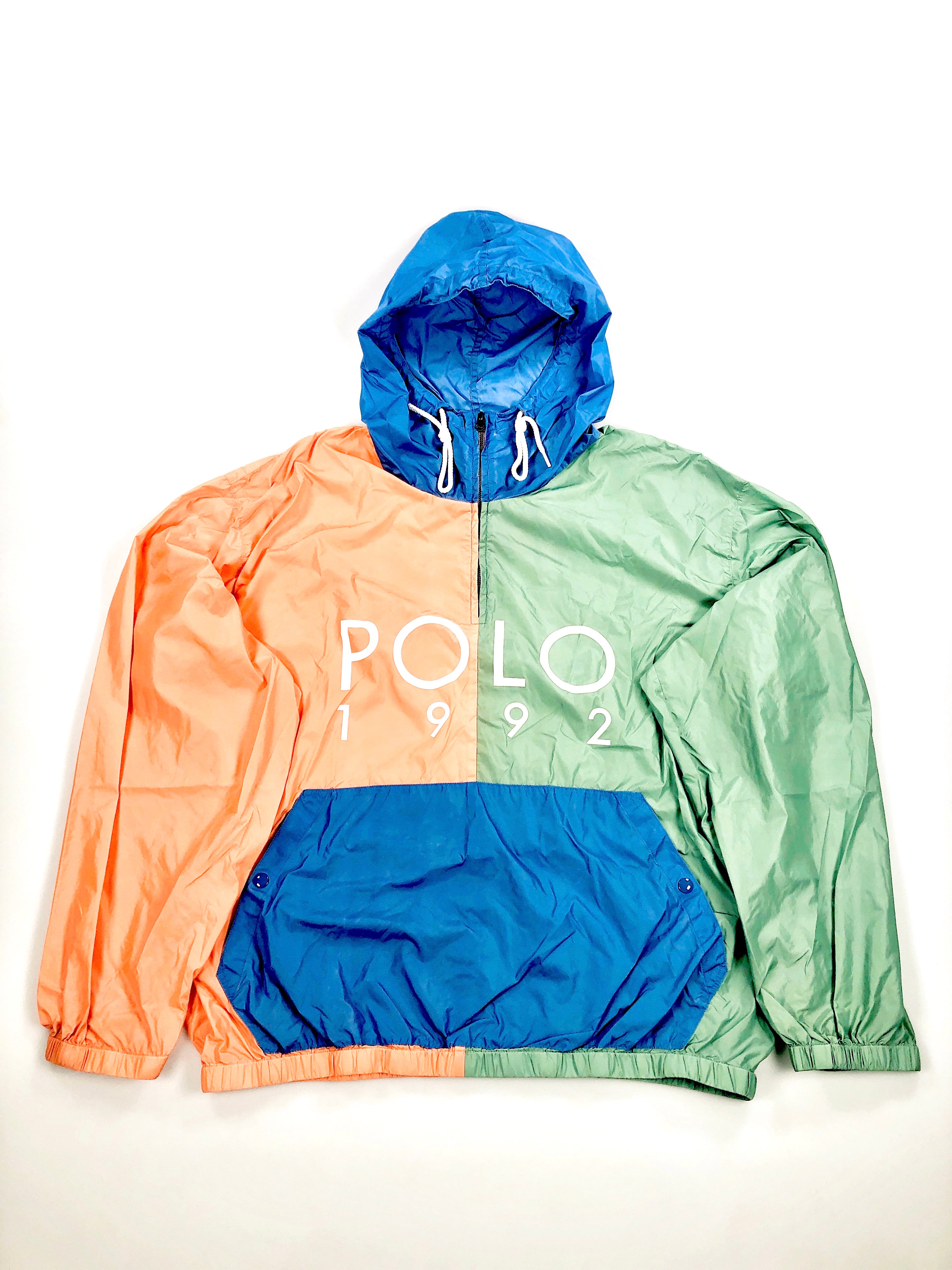 POLO RALPH LAUREN POLO 1992 COLORBLOCKED WINDBREAKER PULLOVER