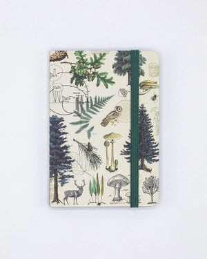 Softcover Forest Notebook - Cognitive Surplus - The Woods Maine  - Cognitive Surplus Notebook