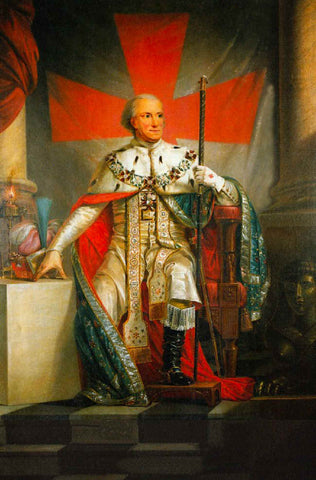 Charles XIII roi de suede franc maconnerie rite suedois decors maconniques