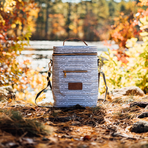 CleverMade Sonoma Wine Cooler LUXE in fall leaves