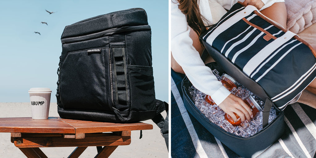 Cooler Tote and rugged outdoor cooler