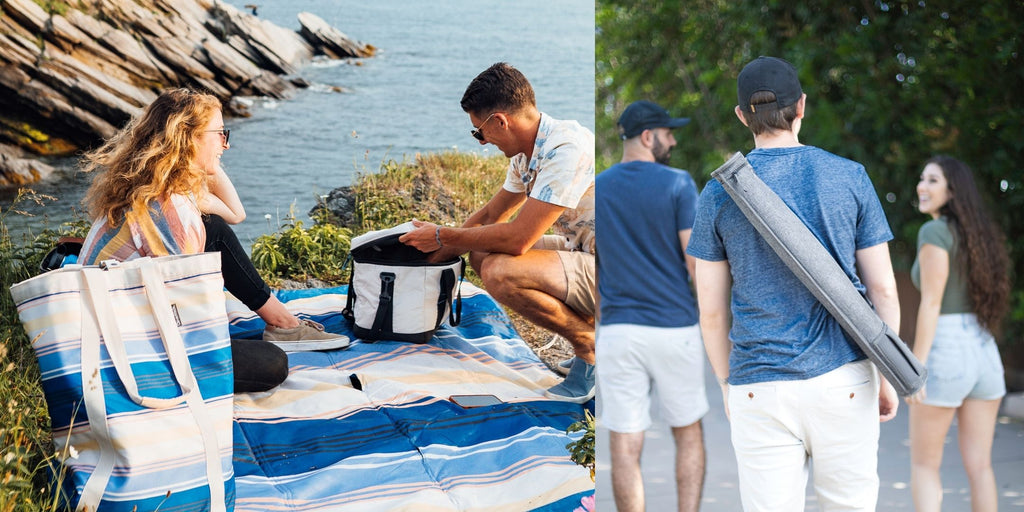 Backsak Beach Tote picnic and Sixer Sling party 