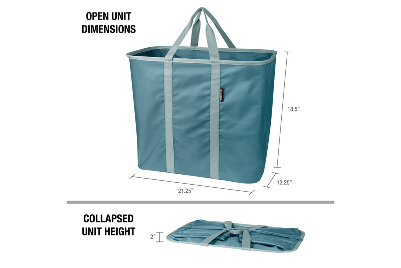 Laundry Caddy - Collapsible Laundry Basket & Hamper, Holds 2 Loads ...