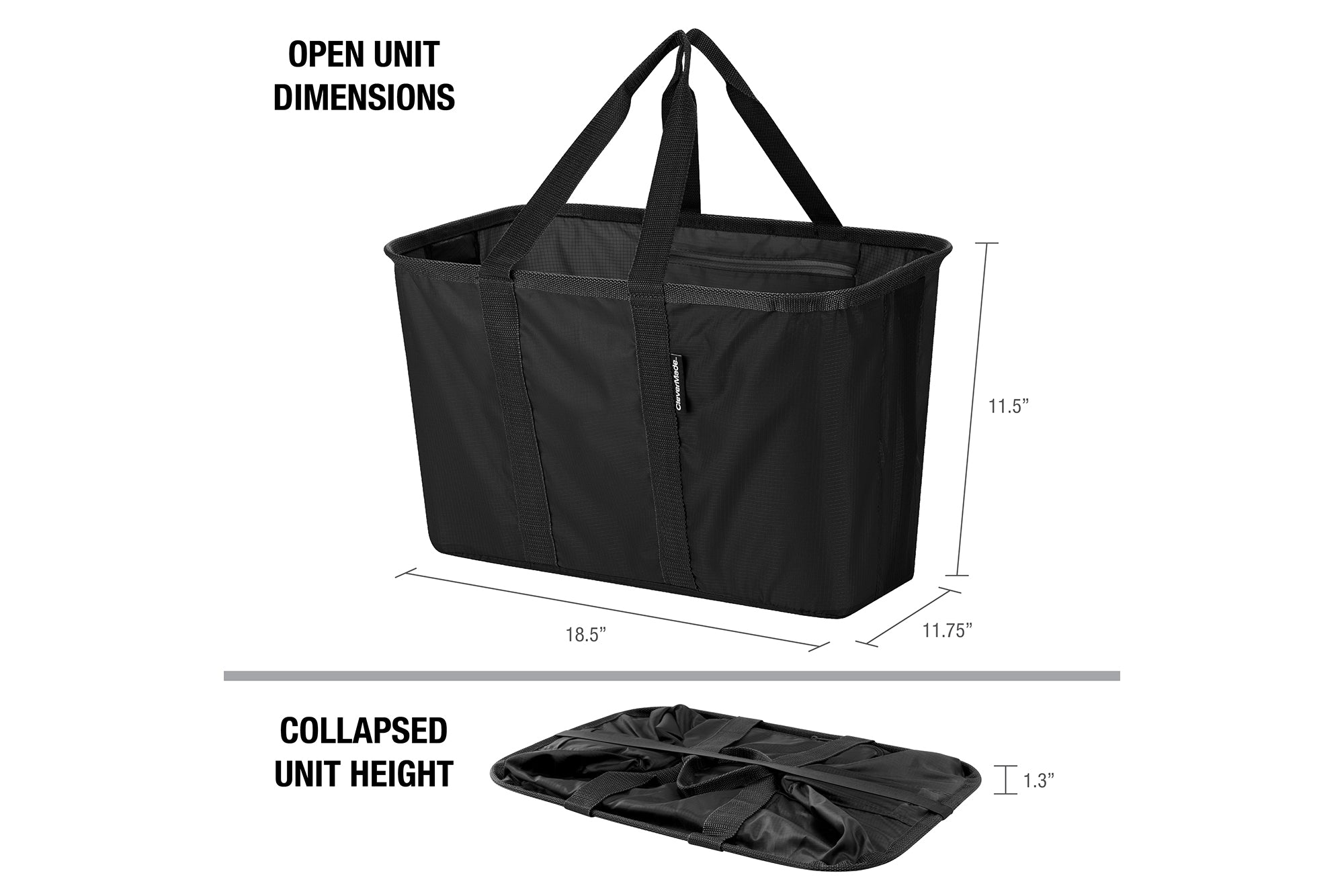 SnapBasket Collapsible Basket - 30 Liter - CleverMade