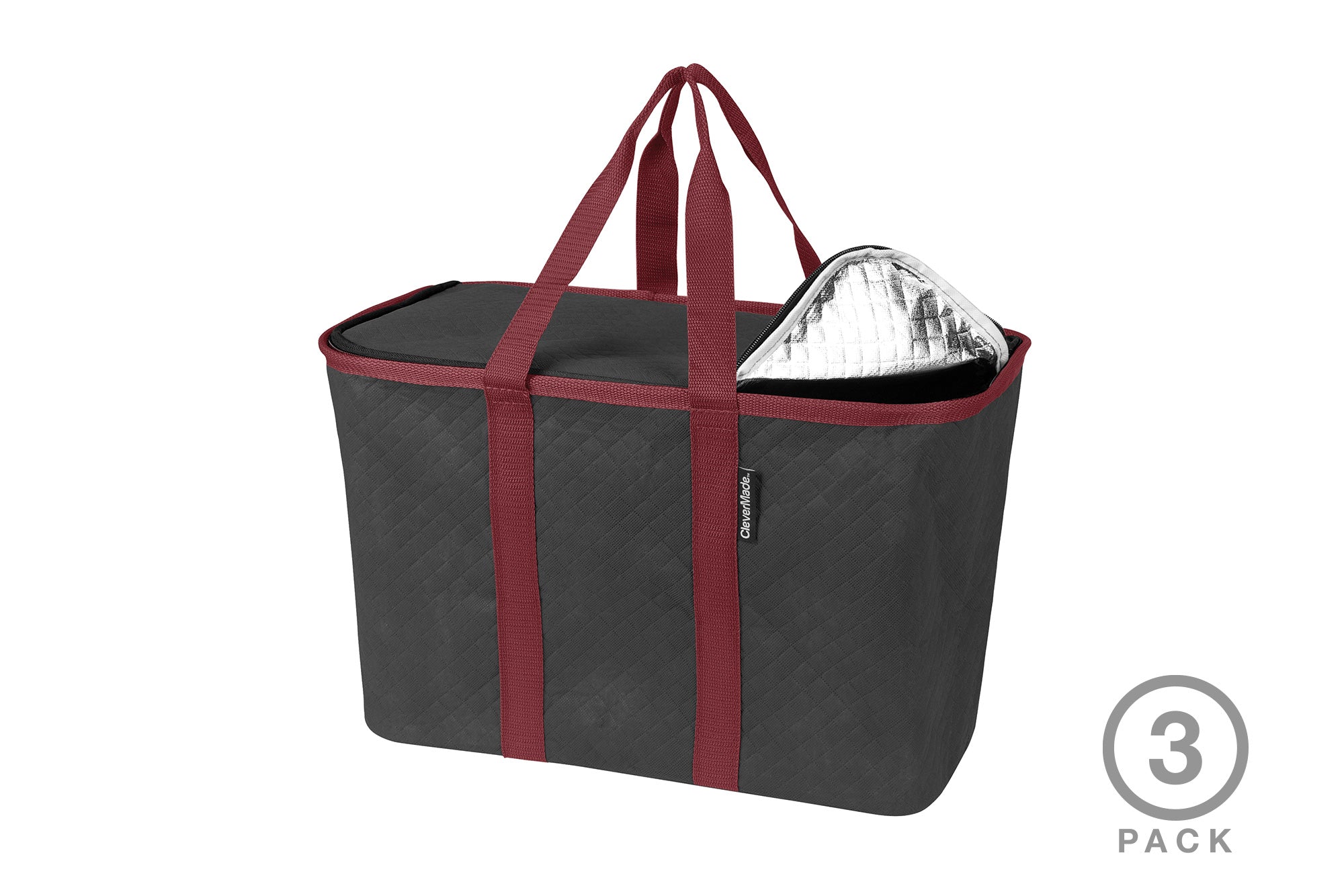 insulated collapsible tote bag