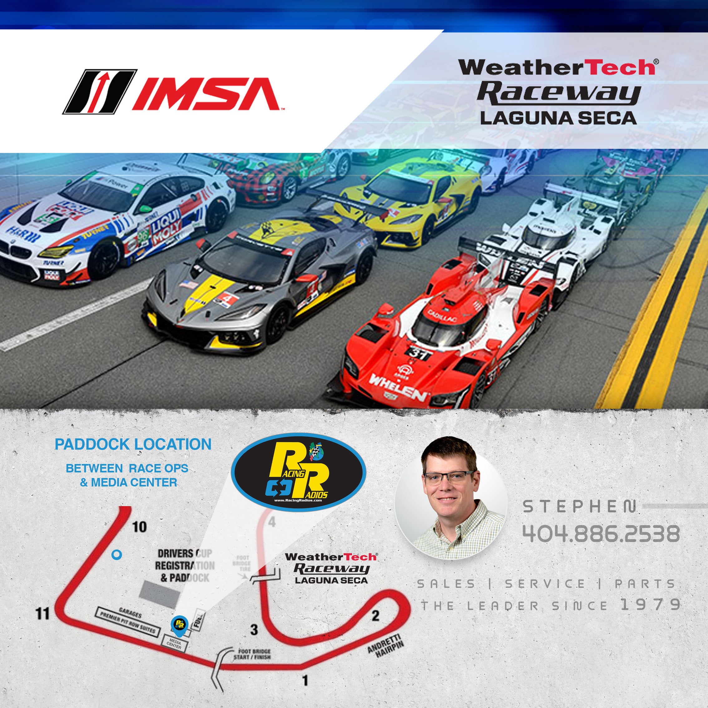 Racing Radios Support - Laguna Seca IMSA 2022