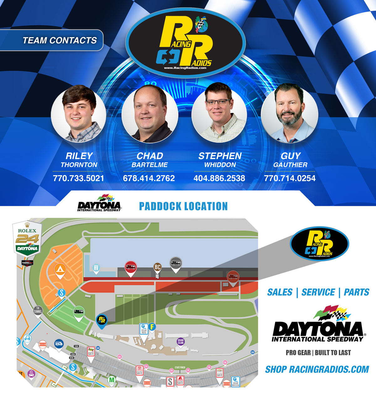 Daytona Roar Before The Rolex 24 | Racing Radios Paddock Location | Daytona