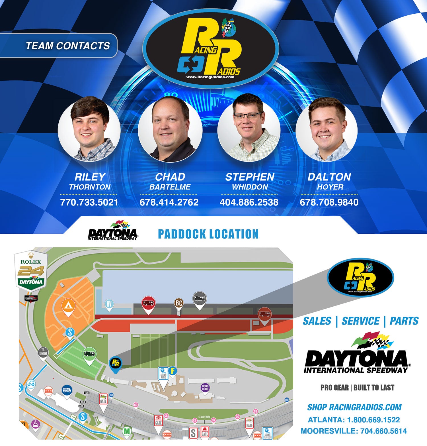 Rolex 24 Racing Radios Vendor Sales & Support | The Leader In Racing Radio Two-Way Communication